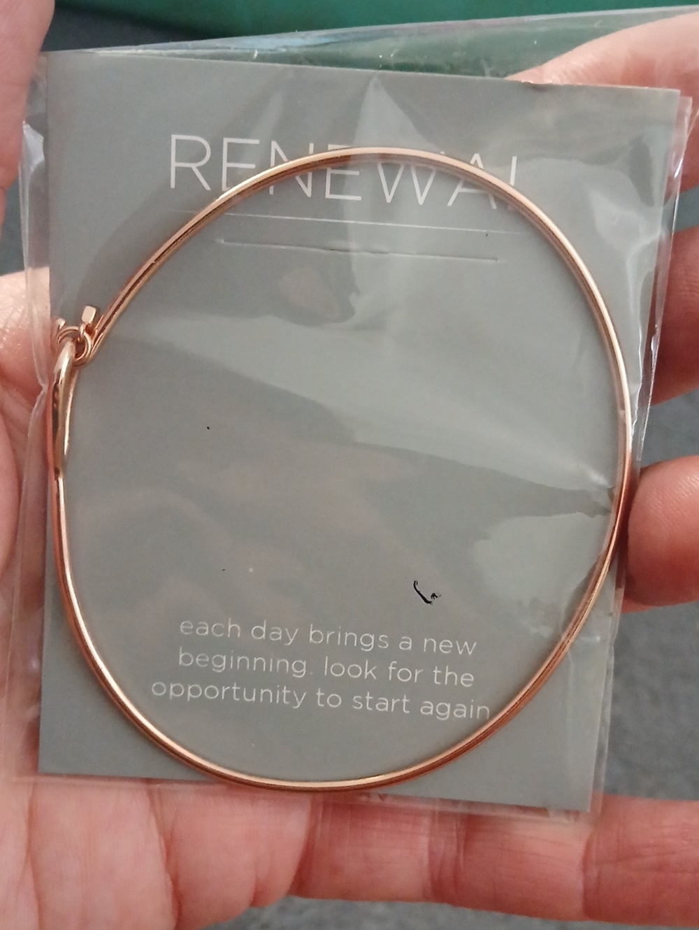 Origami Owl Rose Gold Slim Bangle Bracelet